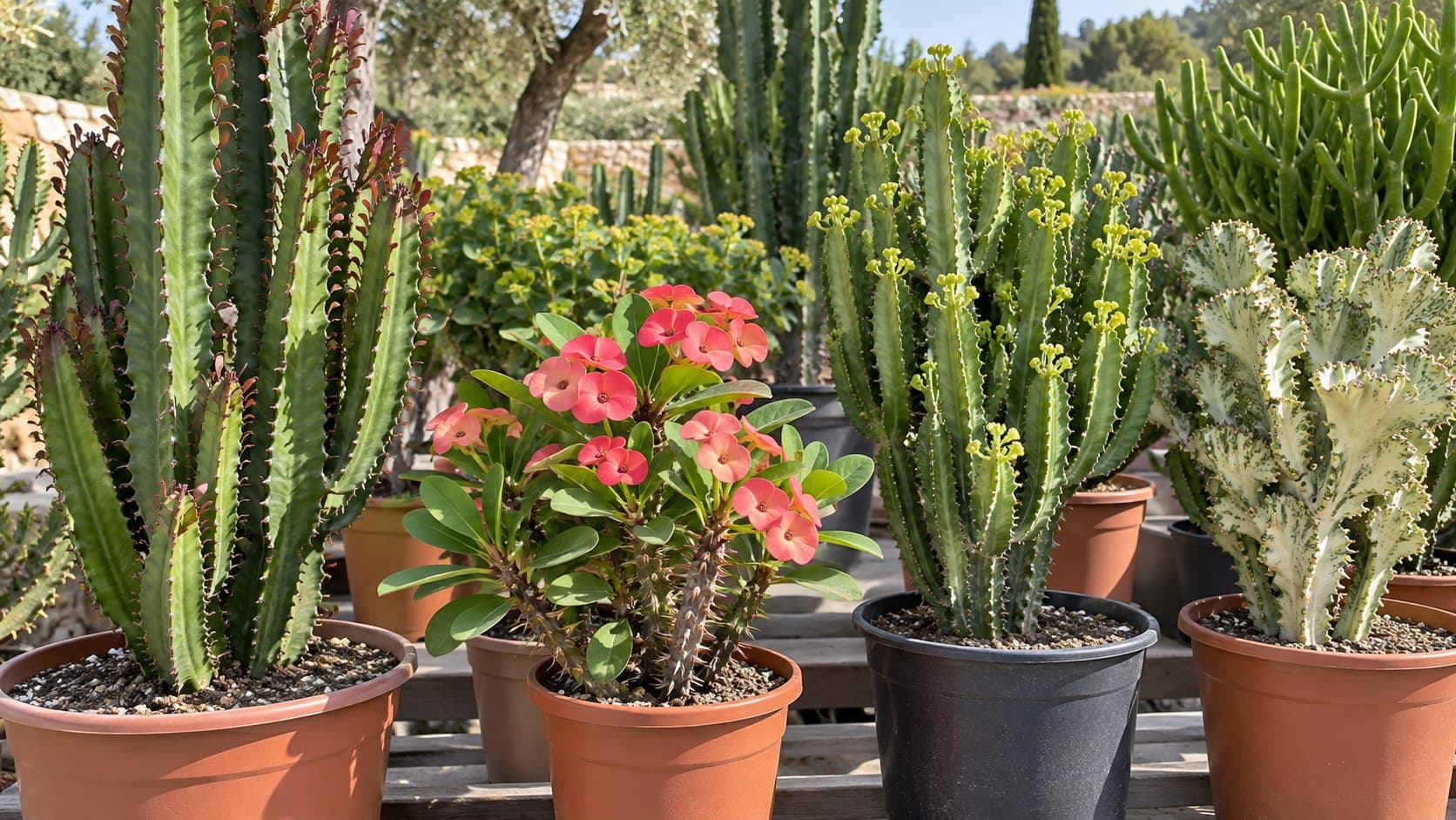 Euphorbias variadas