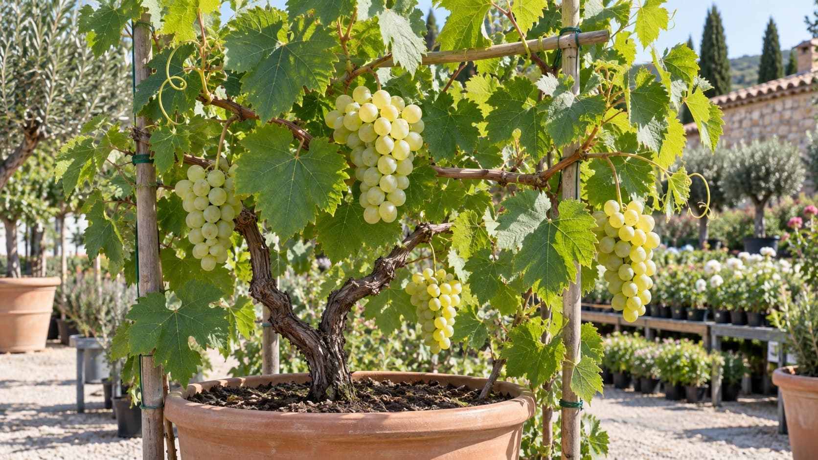 Parra de uva blanca